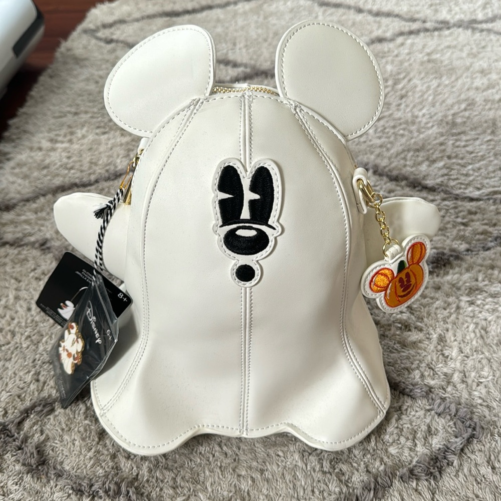 NWT glow in the dark Ghost Mickey Loungefly Stitch Shoppe purse